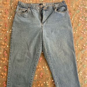 Vintage Size 20w 100% Cotton Bill Blass Mom Jeans